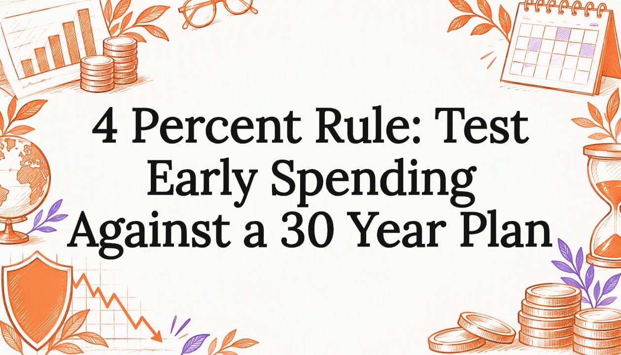 4 Percent Rule: Test Early Spending Against a 30 Year Plan