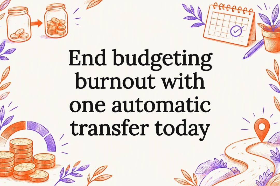 End budgeting burnout with one automatic transfer today