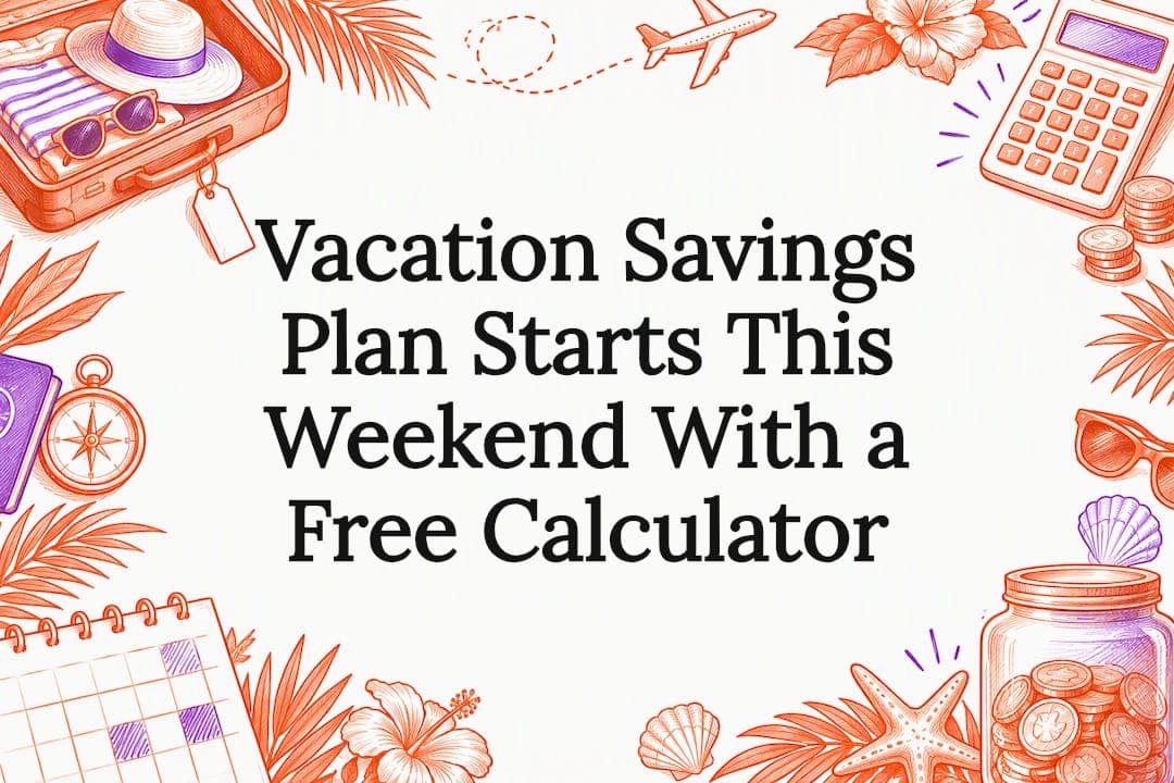 Vacation Savings Plan Starts This Weekend With a Free Calculator