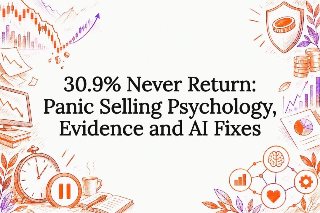 30.9% Never Return: Panic Selling Psychology, Evidence and AI Fixes