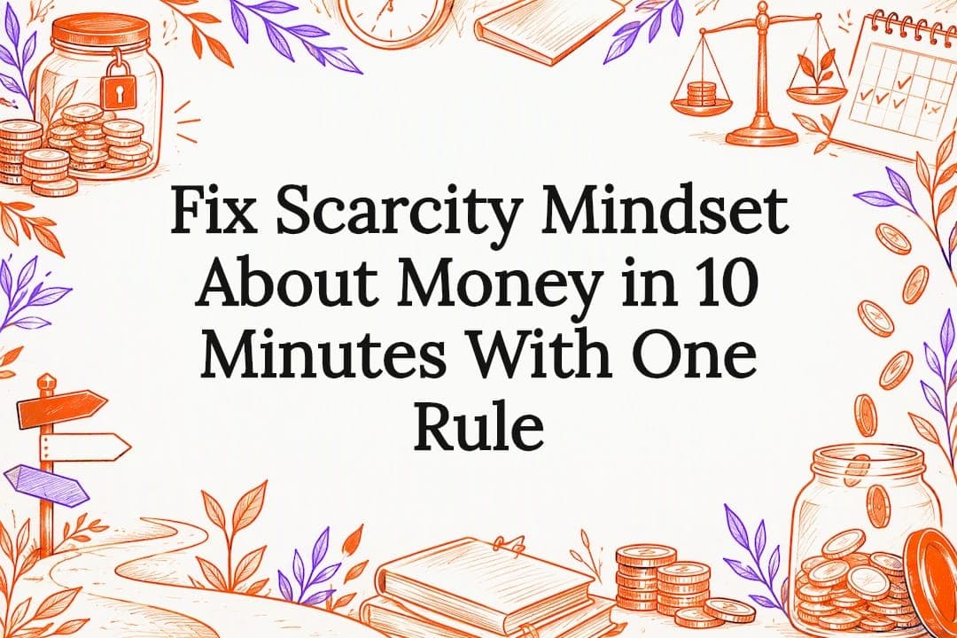 Fix Scarcity Mindset About Money in 10 Minutes With One Rule