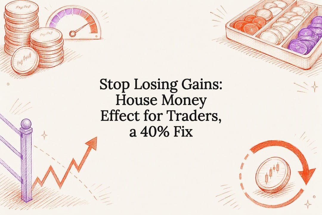 Stop Losing Gains: House Money Effect for Traders, a 40% Fix