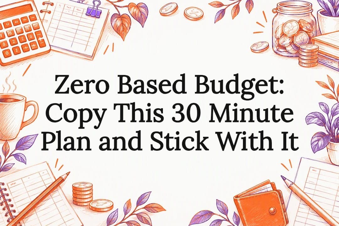Zero Based Budget: Copy This 30 Minute Plan and Stick With It