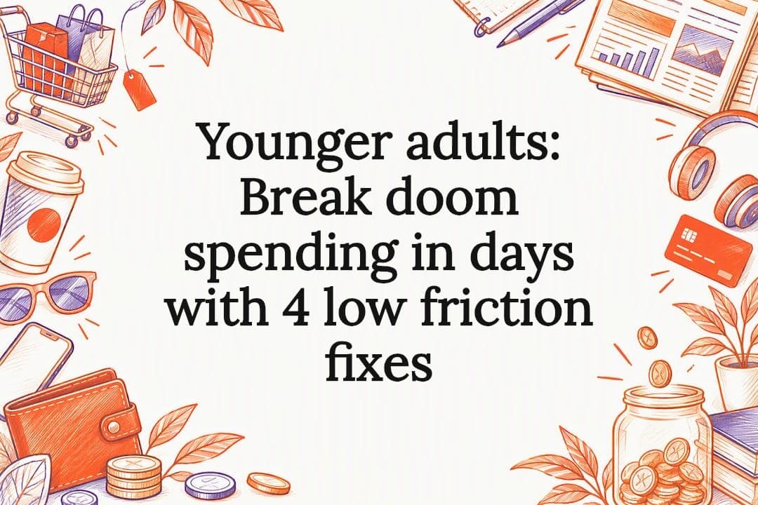 Younger adults: Break doom spending in days with 4 low friction fixes