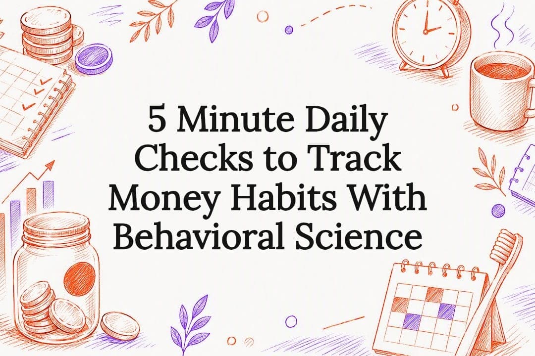 5 Minute Daily Checks to Track Money Habits With Behavioral Science